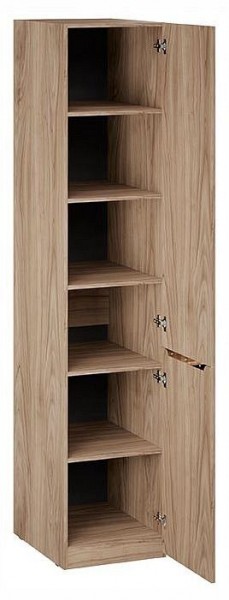 Шкаф для белья Глосс СМ-319.07.002 в Приобье - priobie.ok-mebel.com | фото 3