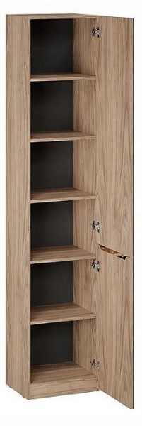 Шкаф для белья Глосс СМ-319.07.011 в Приобье - priobie.ok-mebel.com | фото 3
