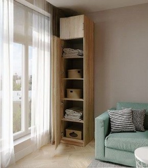 Шкаф для белья Село в Приобье - priobie.ok-mebel.com | фото 2
