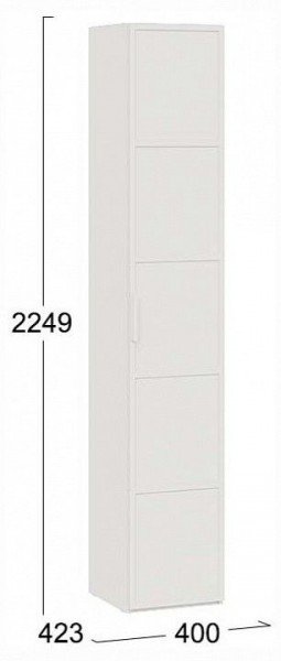 Шкаф для белья Стелла Исп.2 в Приобье - priobie.ok-mebel.com | фото 4