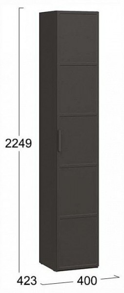 Шкаф для белья Стелла Исп.2 в Приобье - priobie.ok-mebel.com | фото 4
