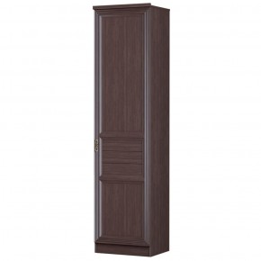 Шкаф для одежды 1-дверный с полками 41 Лира Дуб нортон темный в Приобье - priobie.ok-mebel.com | фото