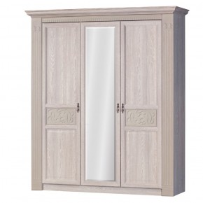 Шкаф для одежды 3-х дверный №180 "Лючия" Дуб оксфорд серый в Приобье - priobie.ok-mebel.com | фото