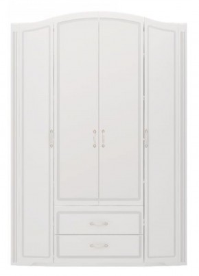 Шкаф для одежды 4-х дв.с ящиками Виктория 2  без зеркал в Приобье - priobie.ok-mebel.com | фото