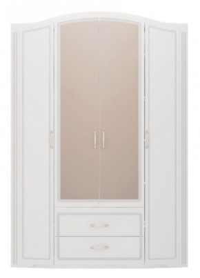Шкаф для одежды 4-х дв.с ящиками Виктория 2  без зеркал в Приобье - priobie.ok-mebel.com | фото 2