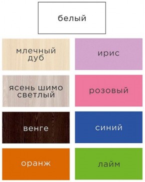 Шкаф ДМ 800 с 2-мя ящиками (лайм) в Приобье - priobie.ok-mebel.com | фото 3