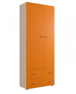 Шкаф ДМ 800 с 2-мя ящиками (оранж) в Приобье - priobie.ok-mebel.com | фото