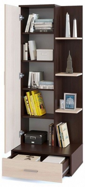 Шкаф книжный СТ-9 в Приобье - priobie.ok-mebel.com | фото 3