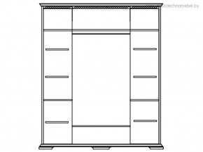 Шкаф Лика (ММ 137-01/04Б) без зеркал в Приобье - priobie.ok-mebel.com | фото 2