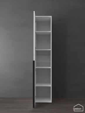 Шкаф Linnea MHR-1-2 2050х400х510 (Белый-М 11.1.2) в Приобье - priobie.ok-mebel.com | фото 4