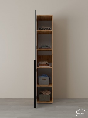 Шкаф Linnea MHR-1-2 2050х400х510 (ДВ-М 11.1.25) в Приобье - priobie.ok-mebel.com | фото 4