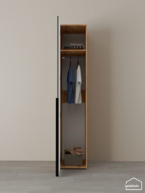 Шкаф Linnea MHR-1 2050х400х510 (ДВ-М 11.1.25) в Приобье - priobie.ok-mebel.com | фото 4
