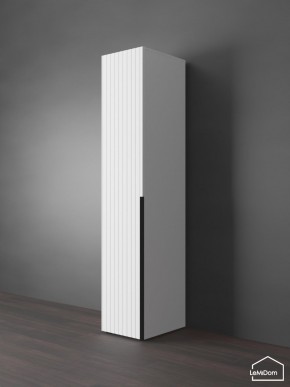 Шкаф Linnea MHR-1-3 2050х400х510 (Белый-М 11.1.2) в Приобье - priobie.ok-mebel.com | фото