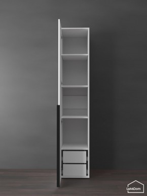 Шкаф Linnea MHR-1-3 2050х400х510 (Белый-М 11.1.2) в Приобье - priobie.ok-mebel.com | фото 7