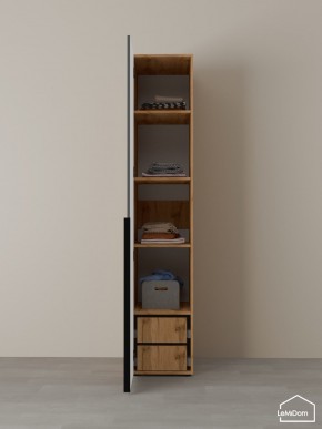Шкаф Linnea MHR-1-4 2050х400х510 (ДВ-М 11.1.25) в Приобье - priobie.ok-mebel.com | фото 6