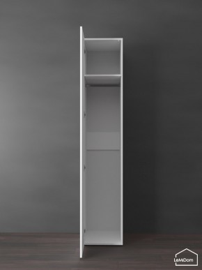Шкаф Linnea MHR-1PO 2050х400х510 (Белый-М 11.1.2) в Приобье - priobie.ok-mebel.com | фото 5