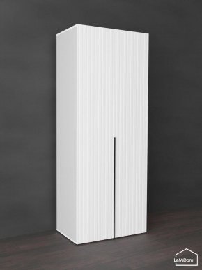 Шкаф Linnea MHR-2 2050х800х510 (Белый-М 11.1.1) в Приобье - priobie.ok-mebel.com | фото