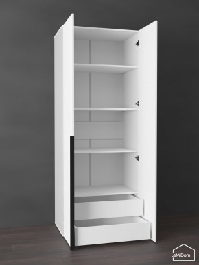 Шкаф Linnea MHR-2-4 2050х800х510 (Белый-М 11.1.2) в Приобье - priobie.ok-mebel.com | фото 5