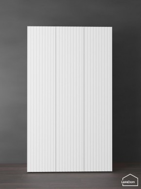 Шкаф Linnea MHR-3PO-1 2050х1200х510 (Белый-М 11.1.1) в Приобье - priobie.ok-mebel.com | фото