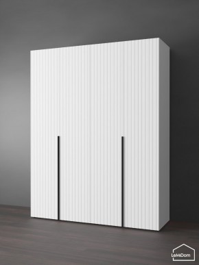 Шкаф Linnea MHR-4-1 2050х1600х510 (Белый-М 11.1.2) в Приобье - priobie.ok-mebel.com | фото