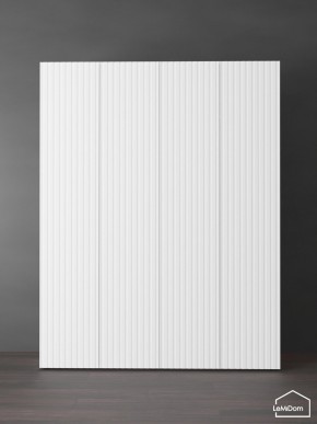 Шкаф Linnea MHR-4PO-1 2050х1600х510 (Белый-М 11.1.2) в Приобье - priobie.ok-mebel.com | фото 5