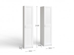 Шкаф МАКС однодверный, цвет белый в Приобье - priobie.ok-mebel.com | фото 3
