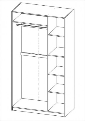 Шкаф ПЕГАС трехдверный, цвет белый в Приобье - priobie.ok-mebel.com | фото