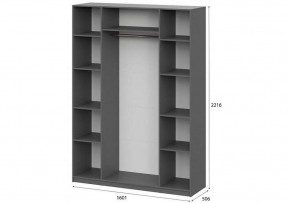 Шкаф платяной Даиго в Приобье - priobie.ok-mebel.com | фото 3