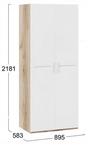 Шкаф платяной Фьюжн ТД-260.07.02 в Приобье - priobie.ok-mebel.com | фото 4