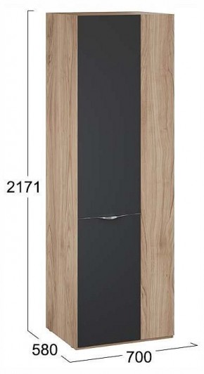 Шкаф платяной Глосс СМ-319.07.006 в Приобье - priobie.ok-mebel.com | фото 4