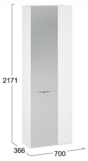 Шкаф платяной Глосс СМ-319.07.017 в Приобье - priobie.ok-mebel.com | фото 4