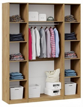 Шкаф платяной Хилтон в Приобье - priobie.ok-mebel.com | фото 3