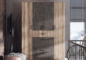 Шкаф платяной Паркинс в Приобье - priobie.ok-mebel.com | фото 4