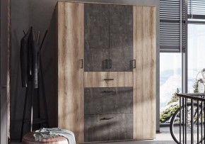 Шкаф платяной Паркинс в Приобье - priobie.ok-mebel.com | фото 5