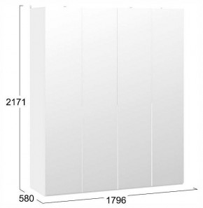 Шкаф платяной Порто СМ-393.07.109 в Приобье - priobie.ok-mebel.com | фото 3