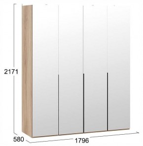 Шкаф платяной Порто СМ-393.07.109 в Приобье - priobie.ok-mebel.com | фото