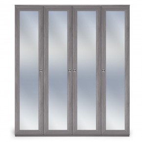 Шкаф распашной четырехдверный с зеркалами Парма Нео в Приобье - priobie.ok-mebel.com | фото 2