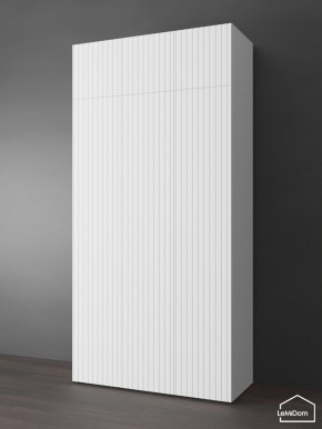Шкаф с антресолью Linnea MHR-3POA-2 2450х1200х510 (Белый-М 11.1.2) в Приобье - priobie.ok-mebel.com | фото