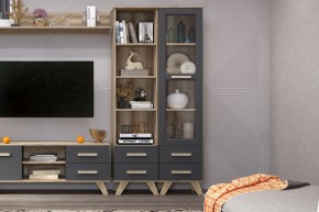 Шкаф-витрина 450 Вега Скандинавия в Приобье - priobie.ok-mebel.com | фото 8