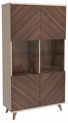 Шкаф-витрина Хармони 468.06 в Приобье - priobie.ok-mebel.com | фото