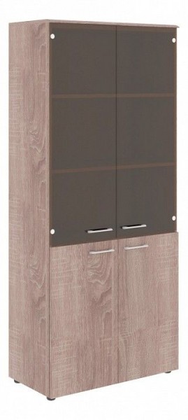 Шкаф-витрина Wave WHC 85.2 в Приобье - priobie.ok-mebel.com | фото