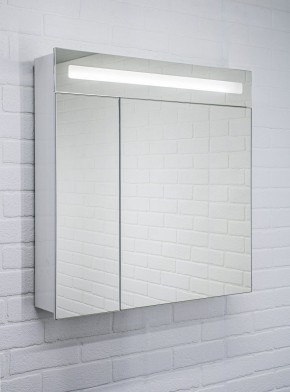 Шкаф-зеркало Аврора 65 с подсветкой LED Домино (DV8006HZ) в Приобье - priobie.ok-mebel.com | фото 6
