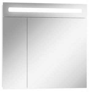 Шкаф-зеркало Аврора 70 с подсветкой LED Домино (DV8007HZ) в Приобье - priobie.ok-mebel.com | фото 1