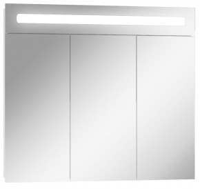 Шкаф-зеркало Аврора 80 с подсветкой LED Домино (DV8009HZ) в Приобье - priobie.ok-mebel.com | фото 1