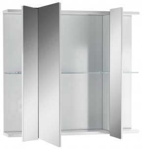 Шкаф-зеркало Мега 75 АЙСБЕРГ (DM4604HZ) в Приобье - priobie.ok-mebel.com | фото 2