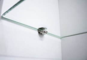 Шкаф-зеркало Мега 75 АЙСБЕРГ (DM4604HZ) в Приобье - priobie.ok-mebel.com | фото 8