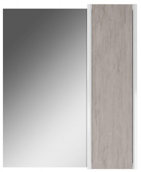 Шкаф-зеркало Uno 60 Дуб серый левый/правый Домино (DU1503HZ) в Приобье - priobie.ok-mebel.com | фото 5