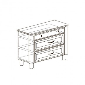 СКАРЛЕТТ Спальный гарнитур (модульный) ясень белый в Приобье - priobie.ok-mebel.com | фото 3