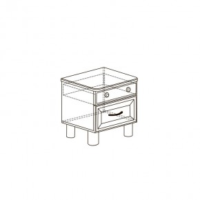 СКАРЛЕТТ Спальный гарнитур (модульный) ясень белый в Приобье - priobie.ok-mebel.com | фото 7