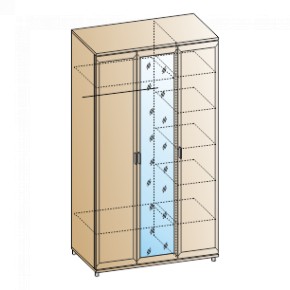 Спальня Мелисса композиция 3 (Ясень Асахи) в Приобье - priobie.ok-mebel.com | фото 4